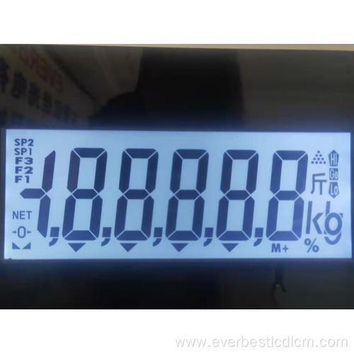 Electronic and electrical lcd display